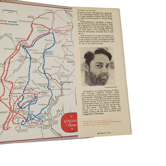 The Civil War a Narrative: Fredericksburg to Meridian Book Shelby Foote1963 - Picture 12 of 13